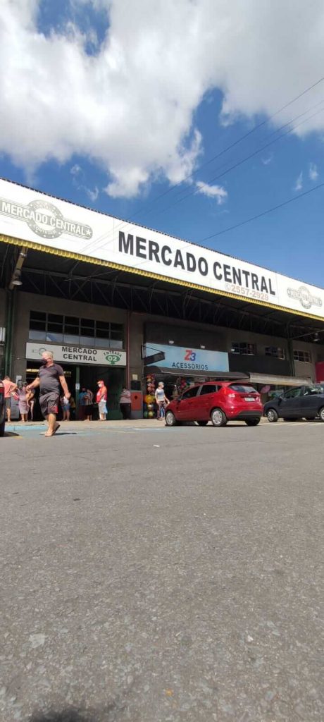 Fachada do Mercado Central de Contagem