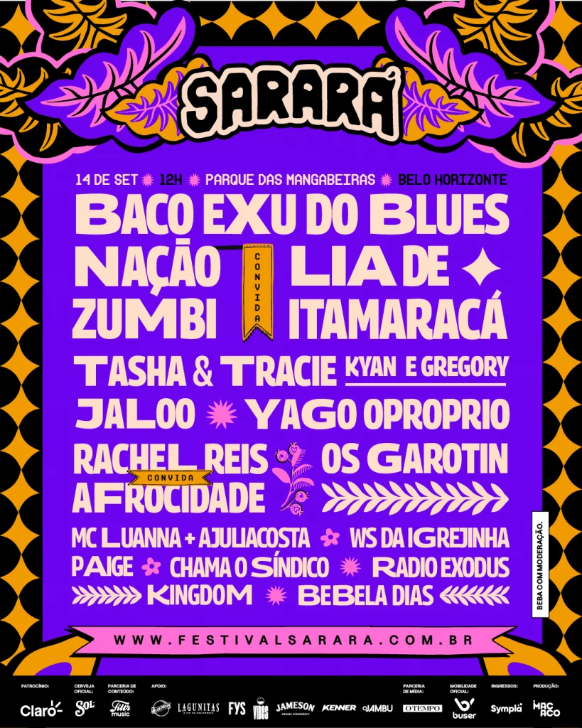 Atrações do Festival Sarará